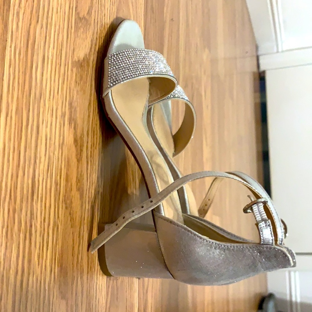 Silver heels